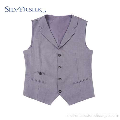 Customized gray groom tuxedo waistcoat